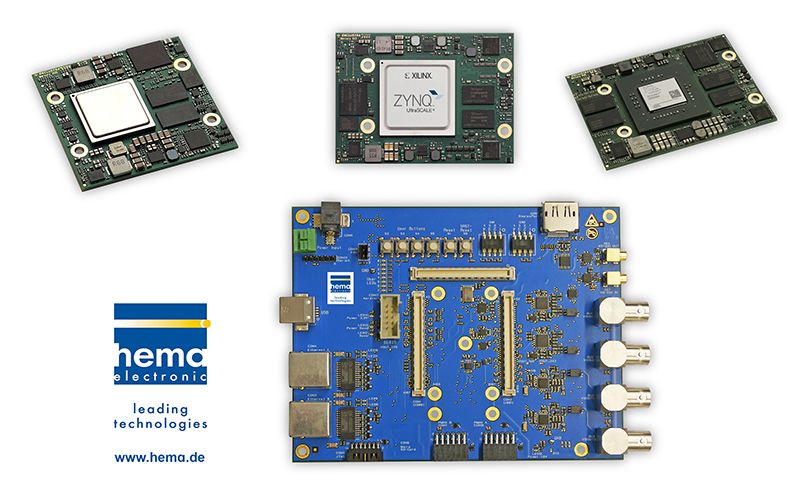 Embedded Vision Mainboard with various FPGA modules
