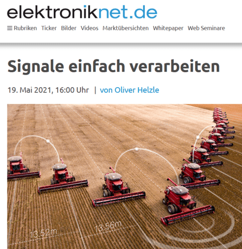 Foto NEWS Signale einfach verarbeiten - Fachartikel auf elektroniknet.de