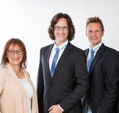 hema Management: Charlotte Helzle, Geschäftsführer Oliver Helzle, Dennis Burkert, Michael Mößmer