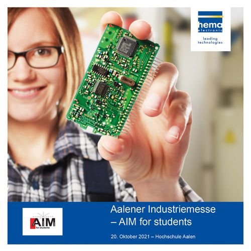 hema auf der Aalener Industriemesse 2021 – AIM for students